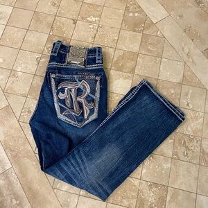 Rock Revival Blue Bootcut Jeans